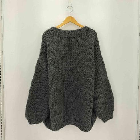 HEARTWORKING KNITWEAR ウール ボンバーニット カーディガン casual レディース ONE SIZE