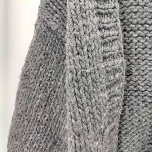 HEARTWORKING KNITWEAR ウール ボンバーニット カーディガン casual レディース ONE SIZE
