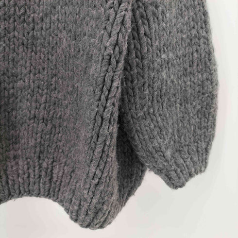 HEARTWORKING KNITWEAR ウール ボンバーニット カーディガン casual レディース ONE SIZE