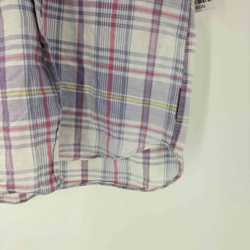 グッドイナフ GOODENOUGH 90S スナップボタンポケット マドラスチェック ボタンダウン S/S シャツ 裏原 メンズ JPN:XS