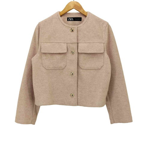 ザラ ZARA クロップドソフトジャケット レディース JPN:S