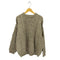 INIS CRAFTS 90s アイルランド製 ウール ケーブル フィッシャーマン ニット セーター メンズ import:XL