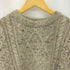 INIS CRAFTS 90s アイルランド製 ウール ケーブル フィッシャーマン ニット セーター メンズ import:XL