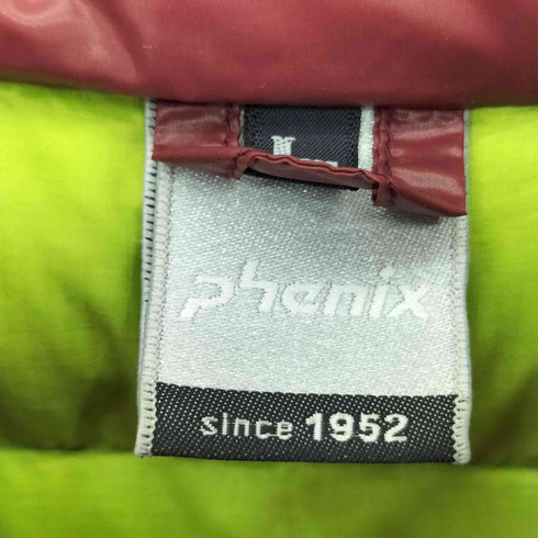 フェニックス phenix ロゴ刺繍 ナイロン ダウンジャケット レディース JPN:L