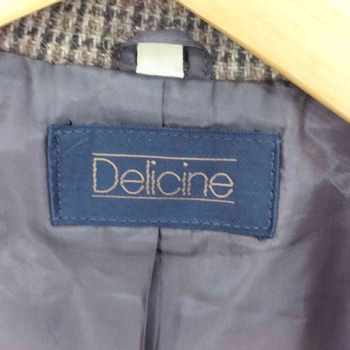 DELICINE チェック柄 2B テーラード ジャケット レディース 11