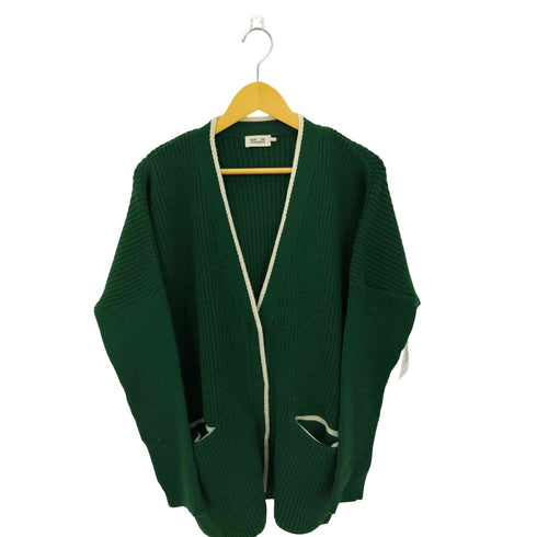 バウムウンドヘルガーデン BAUM UND PFERDGARTEN 2ポケット リブ ニット オーバーカーディガン レディース import:S