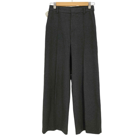 ユニクロ UNIQLO ブラッシュドジャージーワイドパンツ 丈長め レディース JPN:M