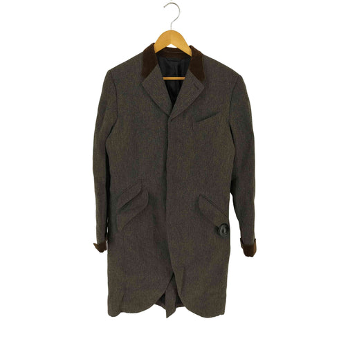 ポールスミスコレクション Paul Smith COLLECTION ベルベット切替 比翼コート メンズ