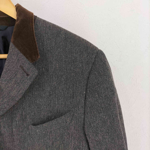 ポールスミスコレクション Paul Smith COLLECTION ベルベット切替 比翼コート メンズ