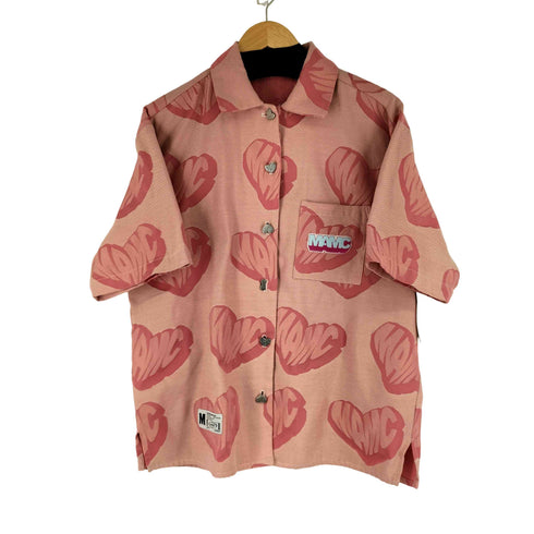 MAMC 総柄 S/S シャツ レディース JPN:M