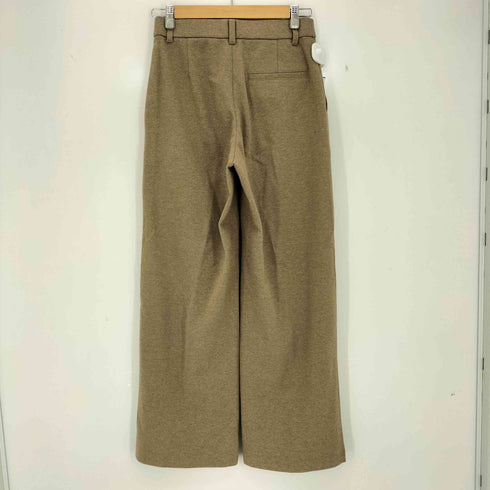 ユニクロ UNIQLO ブラッシュドジャージーワイドパンツ 丈長め レディース JPN:M