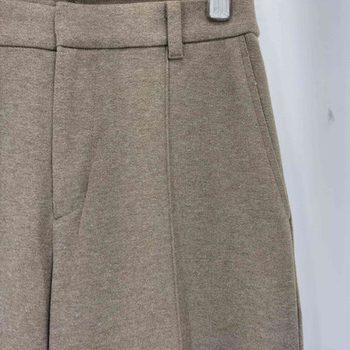 ユニクロ UNIQLO ブラッシュドジャージーワイドパンツ 丈長め レディース JPN:M