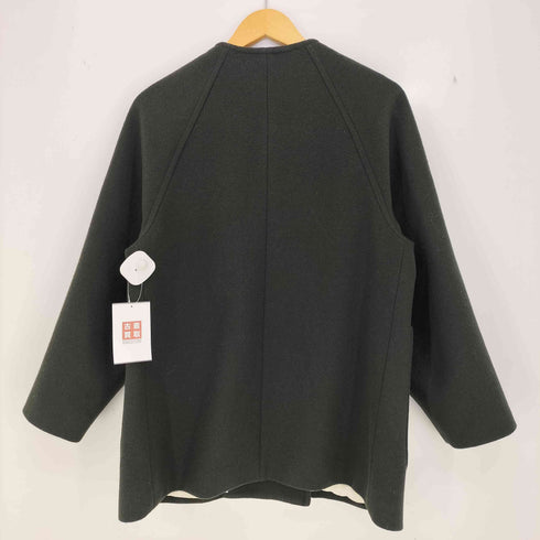 スローブイエナ SLOBE IENA ダブルクロスシャルム ダブルボタンノーカラーショートコート レディース JPN:38