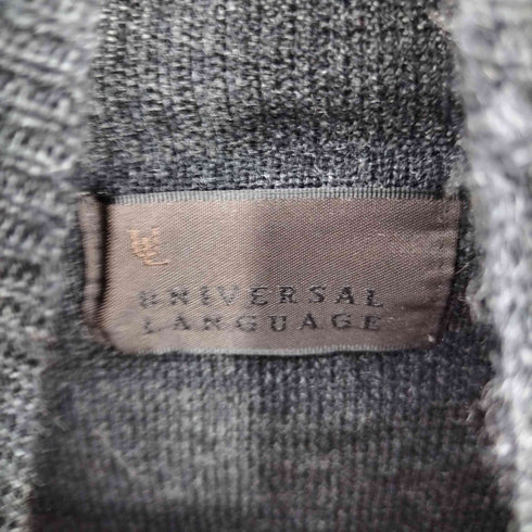 ユニバーサルランゲージ UNIVERSAL LANGUAGE ウール タートルネック ニット セーター メンズ JPN:M