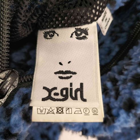 エックスガール X-girl REVERSIBLE BOA FLEECE JACKET レディース JPN:M