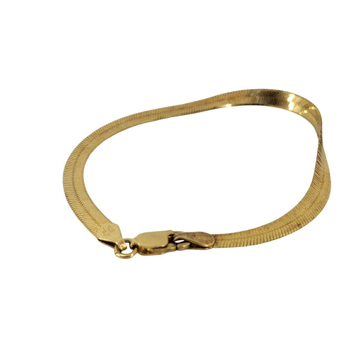 イタリア製 925刻印 金メッキブレスレット メンズ