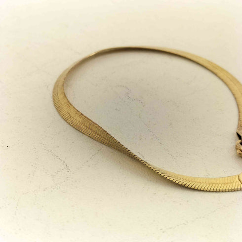 イタリア製 925刻印 金メッキブレスレット メンズ