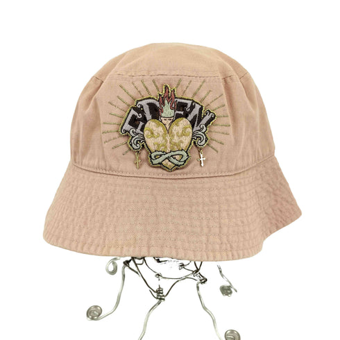 ニューハッタン NEWHATTAN MIZUNA EMBROIDERY フロント刺繍バケットハット レディース L/XL