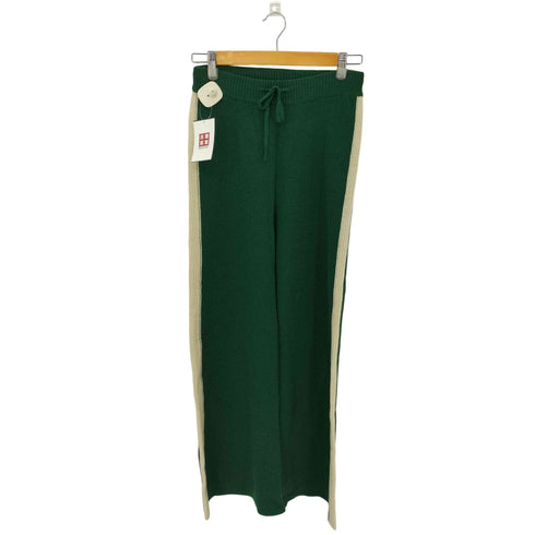 バウムウンドヘルガーデン BAUM UND PFERDGARTEN サイドライン ウールアクリル フレア イージー ニットパンツ レディース S