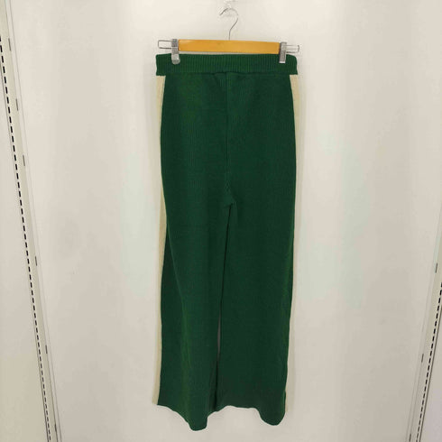 バウムウンドヘルガーデン BAUM UND PFERDGARTEN サイドライン ウールアクリル フレア イージー ニットパンツ レディース S