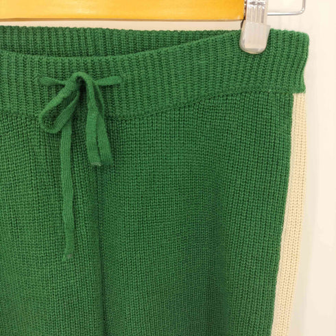 バウムウンドヘルガーデン BAUM UND PFERDGARTEN サイドライン ウールアクリル フレア イージー ニットパンツ レディース S