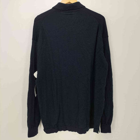 ラコステ LACOSTE 別注 KNIT PL SHT ウール100 ニット L/S ポロシャツ メンズ import:M