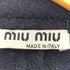 ミュウミュウ miu miu ウールモヘア ステンカラーコート レディース 38