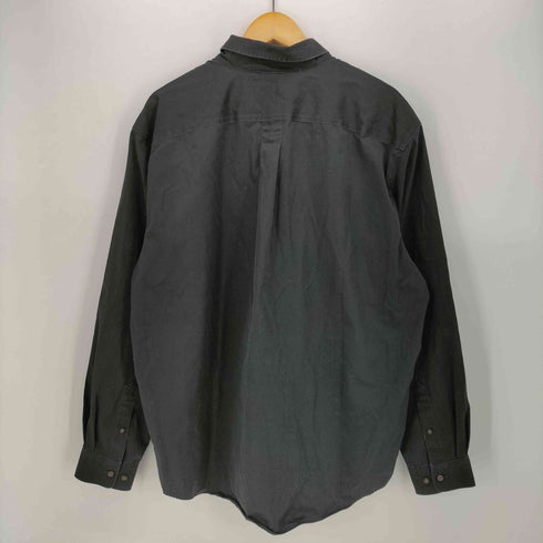 ポロバイラルフローレン Polo by RALPH LAUREN REGENT CLASSIC FIT ポニー 刺繍 L/S ボタンダウン ブラック シャツ メンズ import:XL