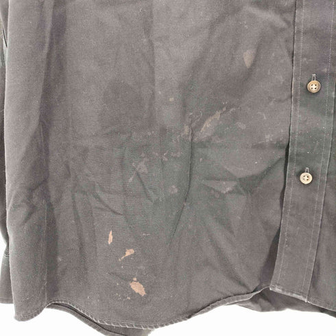 ポロバイラルフローレン Polo by RALPH LAUREN REGENT CLASSIC FIT ポニー 刺繍 L/S ボタンダウン ブラック シャツ メンズ import:XL