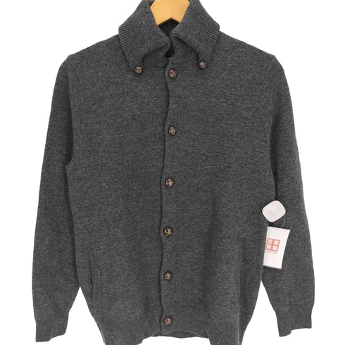 ユニバーサルランゲージ UNIVERSAL LANGUAGE 胡桃ボタン ウール ボタンダウン カーディガン メンズ import:L