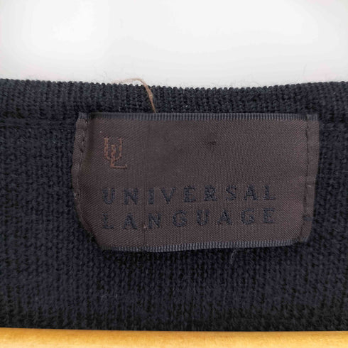 ユニバーサルランゲージ UNIVERSAL LANGUAGE Vネック プルオーバー ニット セーター メンズ