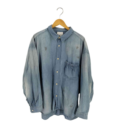 refomed 23SS WRIST PATCH WIDE SHIRT CHAMBRAY メンズ JPN:3