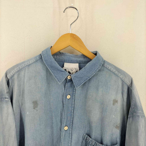 refomed 23SS WRIST PATCH WIDE SHIRT CHAMBRAY メンズ JPN:3