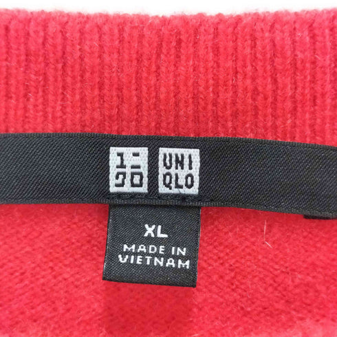 ユニクロ UNIQLO 22aw 3Dカシミヤクルーネックセーター レディース JPN:XL
