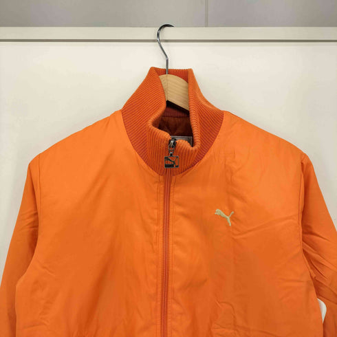 プーマ PUMA スタンドネック 背面ステッチデザイン ジップアップ パテッド ジャケット レディース import:L