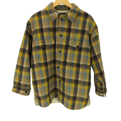 ペンドルトン PENDLETON 別注 CPO 裏ボア ジャケット グラデーションチェック メンズ FREE