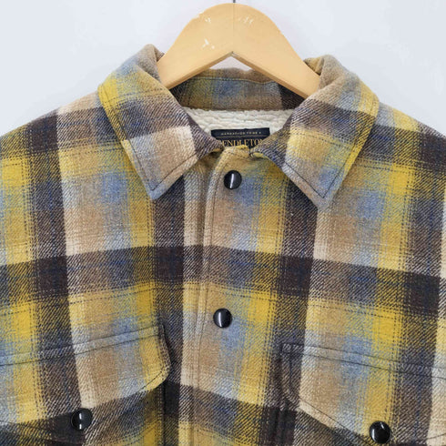 ペンドルトン PENDLETON 別注 CPO 裏ボア ジャケット グラデーションチェック メンズ FREE