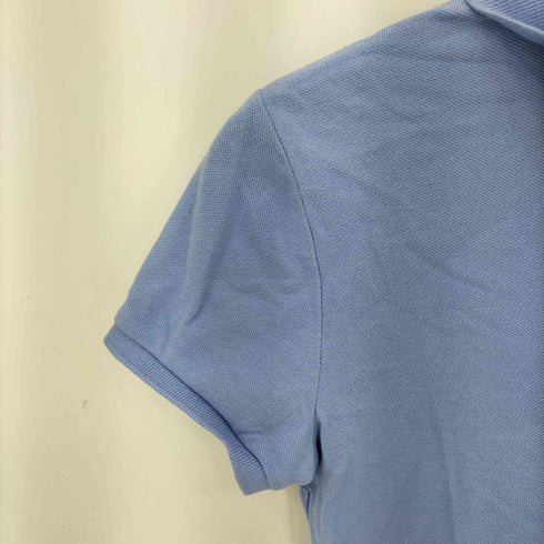 ポロラルフローレン POLO RALPH LAUREN SKINNY FIT ビッグポニー刺繍 半袖 鹿の子 ポロシャツ レディース import:S