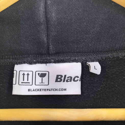 ザブラックアイパッチ THE BLACK EYE PATCH WARNING ラベル パーカー メンズ JPN:L