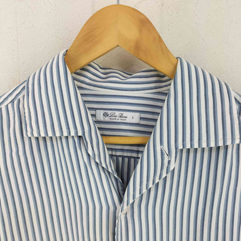 ロロピアーナ Loro Piana ストライプ シャツ メンズ import:L