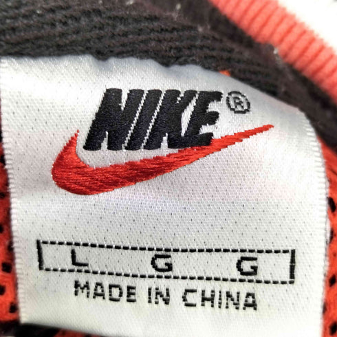 ナイキ NIKE 90S 白タグスウッシュ刺繍 ハーフジップ プルーバー スウェット メンズ import:L
