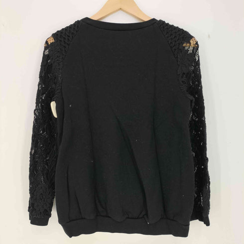 グレースコンチネンタル GRACE CONTINENTAL レース切替 クルーネックスウェット レディース JPN:36