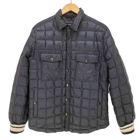 トミーヒルフィガー TOMMY HILFIGER ブロック キルティング シャツ ダウン ジャケット メンズ import:L