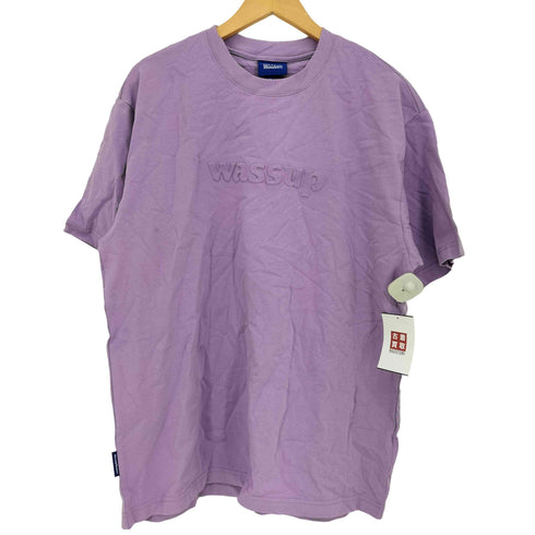 Wassup House エンボスロゴ Tシャツ メンズ JPN:XL