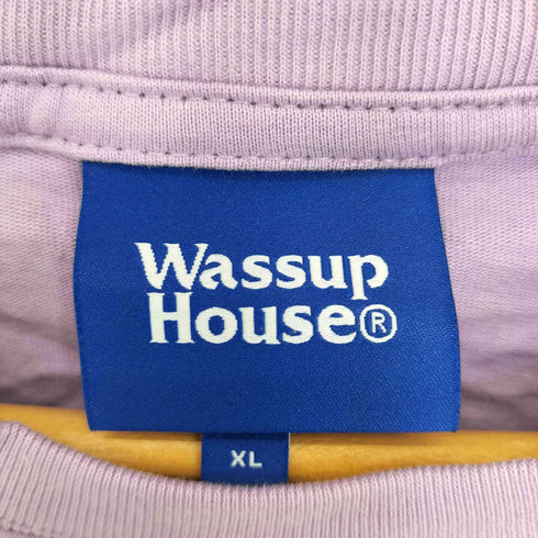 Wassup House エンボスロゴ Tシャツ メンズ JPN:XL