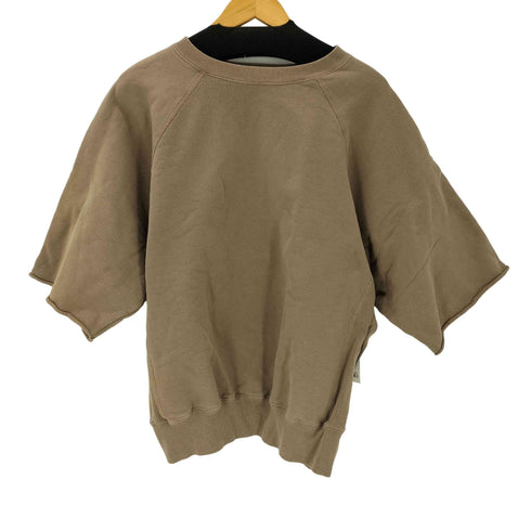 エイチビューティーアンドユースユナイテッドアローズ H BEAUTY & YOUTH UNITED ARROWS HEAVY SWEAT CUT CREW NECK SHORT SLEEVE ヘビー スウェット カット クルーネック スリーブ Tシャツ メンズ JPN:M