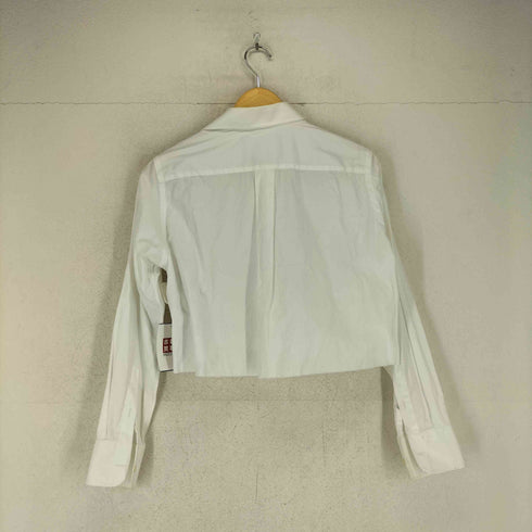 homme girls クロップド丈 開襟 L/S シャツ import レディース M