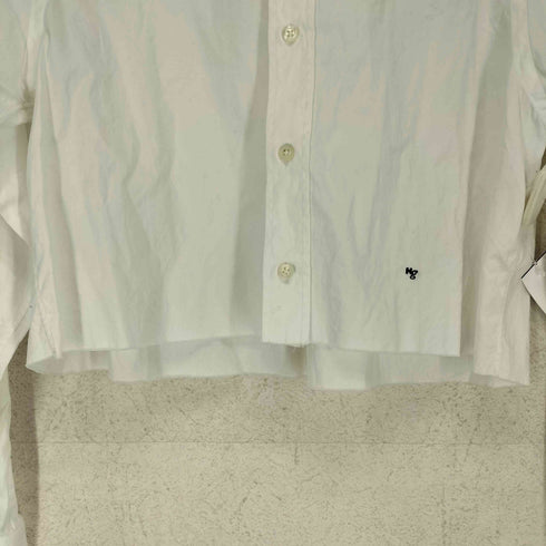 homme girls クロップド丈 開襟 L/S シャツ import レディース M