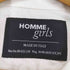 homme girls クロップド丈 開襟 L/S シャツ import レディース M