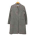 conpiacere カシミヤ混 ウール ノーカラーロングコート レディース LL